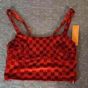 Colsie red sports bra size XS NWT